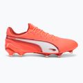 PUMA King Ultimate FG/AG Herren Fußballschuhe glühend rot/puma weiß/rot Feuer 2