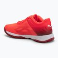 PUMA Accelerate Turbo Handballschuhe leuchtend rot/weiß/dunkelkarminrot/schwarz 3