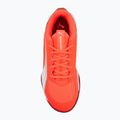 PUMA Accelerate Jr Kinder-Handballschuhe leuchtend rot/weiß/dunkelkarminrot/schwarz 5