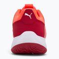 PUMA Accelerate Jr Kinder-Handballschuhe leuchtend rot/weiß/dunkelkarminrot/schwarz 6