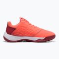 PUMA Accelerate Jr Kinder-Handballschuhe leuchtend rot/weiß/dunkelkarminrot/schwarz 8