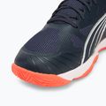 PUMA Eliminate Turbo Handballschuhe parisian night/ puma white/ glittering red 7