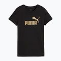 Shirt Damen PUMA ESS Metallic No. 1 Logo Tee puma black/metallic gold