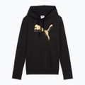Hoodie Sweatshirt Damen PUMA  ESS Metalic Hoodie TR puma black/metallic gold