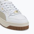 Schuhe Damen PUMA Carina Street Lux puma white/desert dust/puma gold 7