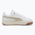 Schuhe Damen PUMA Carina Street Lux puma white/desert dust/puma gold