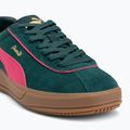 Schuhe Damen PUMA Club Klassika Suede dark myrtle/puma pink 7