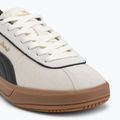Schuhe Damen PUMA Club Klassika Suede warm white/puma black/puma gold 7