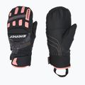 Skihandschuhe Kinder ZIENER Luron Aquashield PR Mitten black/pink vani