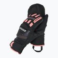 Skihandschuhe Kinder ZIENER Luron Aquashield PR Mitten black/pink vani