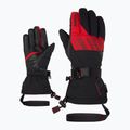 Herrenskihandschuh ZIENER Ghalion Aquashield schwarz/rot salsa