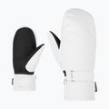 Skihandschuhe Damen ZIENER Kisar Aquashield Mitten white