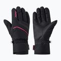 Damen-Skihandschuhe Ziener Khania-Z PR Glove black/pink lily
