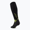 CEP Damen-Kompressionssocken Run Tall 5.0 schwarz/lime 3