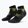 CEP Women's Compression Socks Run Low Cut 5.0 schwarz/lime