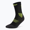 CEP Damen Kompressionssocken Run Mid Cut 5.0 schwarz/lime 2