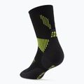 CEP Damen Kompressionssocken Run Mid Cut 5.0 schwarz/lime 3