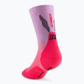 CEP Damen Kompressionssocken Run Edt. Gradient Mid Cut Compression 5.0 rosa/lila fade 3