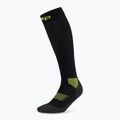 CEP Herren Kompressionssocken Run Tall 5.0 schwarz/lime 2