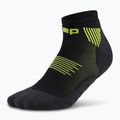 CEP Herren Kompressionssocken Run Low Cut 5.0 schwarz/lime 2