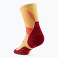 CEP Herren Kompressionssocken Run Mid Cut 5.0 marigold/burgundy 3