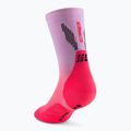 CEP Herren Kompressionssocken Run Edt. Gradient Mid Cut Compression 5.0 rosa/lila fade 3