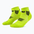 Damen Kompressionsstrümpfe CEP Run Low Cut 5.0 lime/black