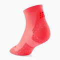Damensocken CEP Ultralight Low Cut 4.0 neon coral/red 3