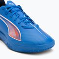 PUMA Ultra 6 Play It Jr Kinder Fußballschuhe ultra blau/puma weiß/glühend rot 7