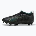 PUMA Ultra 6 Match FG/AG Jr Kinderfußballschuhe puma schwarz/fizzy light/green terrain 8