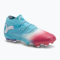 PUMA Future 8 Ultimate Re-Charge FG Herren Fußballschuhe Hero Blau/Puma Weiß/Sunset Pink