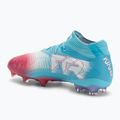PUMA Future 8 Ultimate Re-Charge FG Herren Fußballschuhe Hero Blau/Puma Weiß/Sunset Pink 3