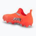 Kinder-Fußballschuhe PUMA Future 9 Match LL FG/AG Jr glowing red/puma white/puma black/puma silver 3