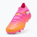 Fußballschuhe PUMA Future 9 Match FG/AG poison pink/puma white/sun stream/bright aqua/puma black