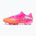 Fußballschuhe PUMA Future 9 Match Fusion FG/AG poison pink/puma white/sun stream/bright aqua/puma black