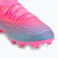 Kinder Fußballschuhe PUMA Future 9 Pro FG/AG Jr poison pink/puma wht/sun stream/bright aqua/puma blk 7