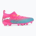 Kinder Fußballschuhe PUMA Future 9 Match FG/AG Jr poison pink/puma white/sun stream/bright aqua/puma black 2