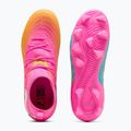 Kinder Fußballschuhe PUMA Future 9 Match FG/AG Jr poison pink/puma white/sun stream/bright aqua/puma black 3