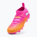 Kinder Fußballschuhe PUMA Future 9 Match FG/AG Jr poison pink/puma white/sun stream/bright aqua/puma black 4