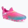 Kinder Fußballschuhe PUMA Future 9 Match LL FG/AG Jr poison pink/puma white/sun stream/bright aqua/puma black
