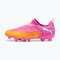 Kinder Fußballschuhe PUMA Future 9 Match LL FG/AG Jr poison pink/puma white/sun stream/bright aqua/puma black