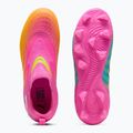 Kinder Fußballschuhe PUMA Future 9 Match LL FG/AG Jr poison pink/puma white/sun stream/bright aqua/puma black 4