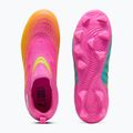 Kinder Fußballschuhe PUMA Future 9 Match LL FG/AG Jr poison pink/puma white/sun stream/bright aqua/puma black 6