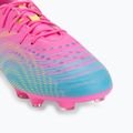 Kinder Fußballschuhe PUMA Future 9 Play FG/AG Jr poison pink/puma white/sun stream/bright aqua/puma black 7