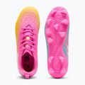 Kinder Fußballschuhe PUMA Future 9 Play FG/AG Jr poison pink/puma white/sun stream/bright aqua/puma black 3
