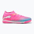 Fußballschuhe PUMA Future 9 Match TT poison pink/puma white/sun stream/bright aqua/puma black 3
