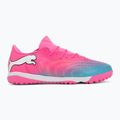 Fußballschuhe PUMA Future 9 Match Fusion TT poison pink/puma white/sun stream/bright aqua/puma black 2