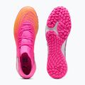 Fußballschuhe PUMA Future 9 Match Fusion TT poison pink/puma white/sun stream/bright aqua/puma black 3