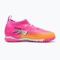 Kinder Fußballschuhe PUMA Future 9 Match TT + Mid Jr poison pink/puma wht/sun stream/bright aqua/puma blk 2