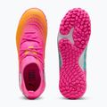 Kinder Fußballschuhe PUMA Future 9 Match TT + Mid Jr poison pink/puma wht/sun stream/bright aqua/puma blk 3